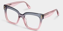 Minguela Square Gray Pink Glasses4