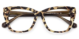 Tessia Square Brown Leopard Glasses3
