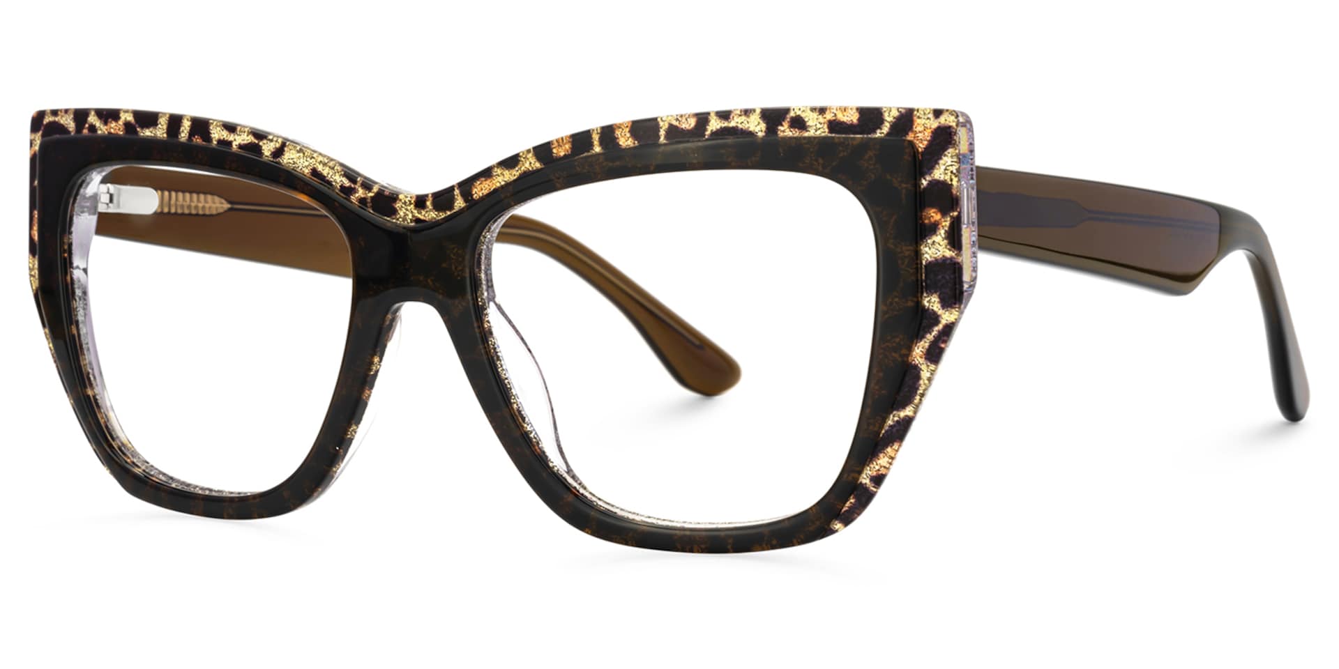 Thurman Leopard Glasses Frames with Butterfly Design3