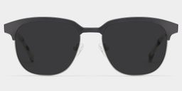 Wren Dark-Gray Browline Sunglasses0