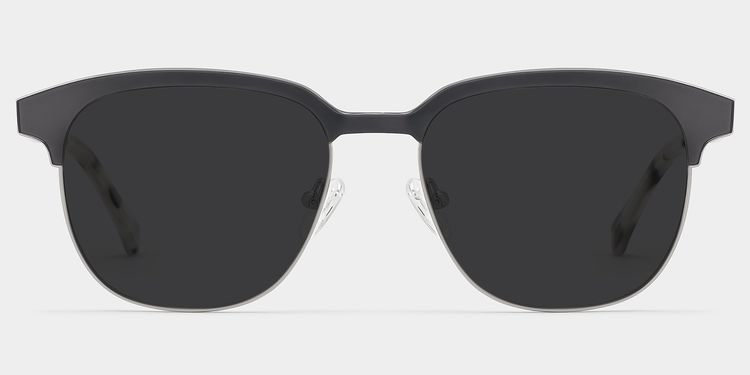 Wren Dark-Gray Browline Sunglasses
