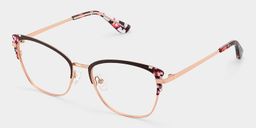 Mariana Rectangle Brown Glasses3