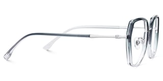 Kendra Geometric Blue Glasses2