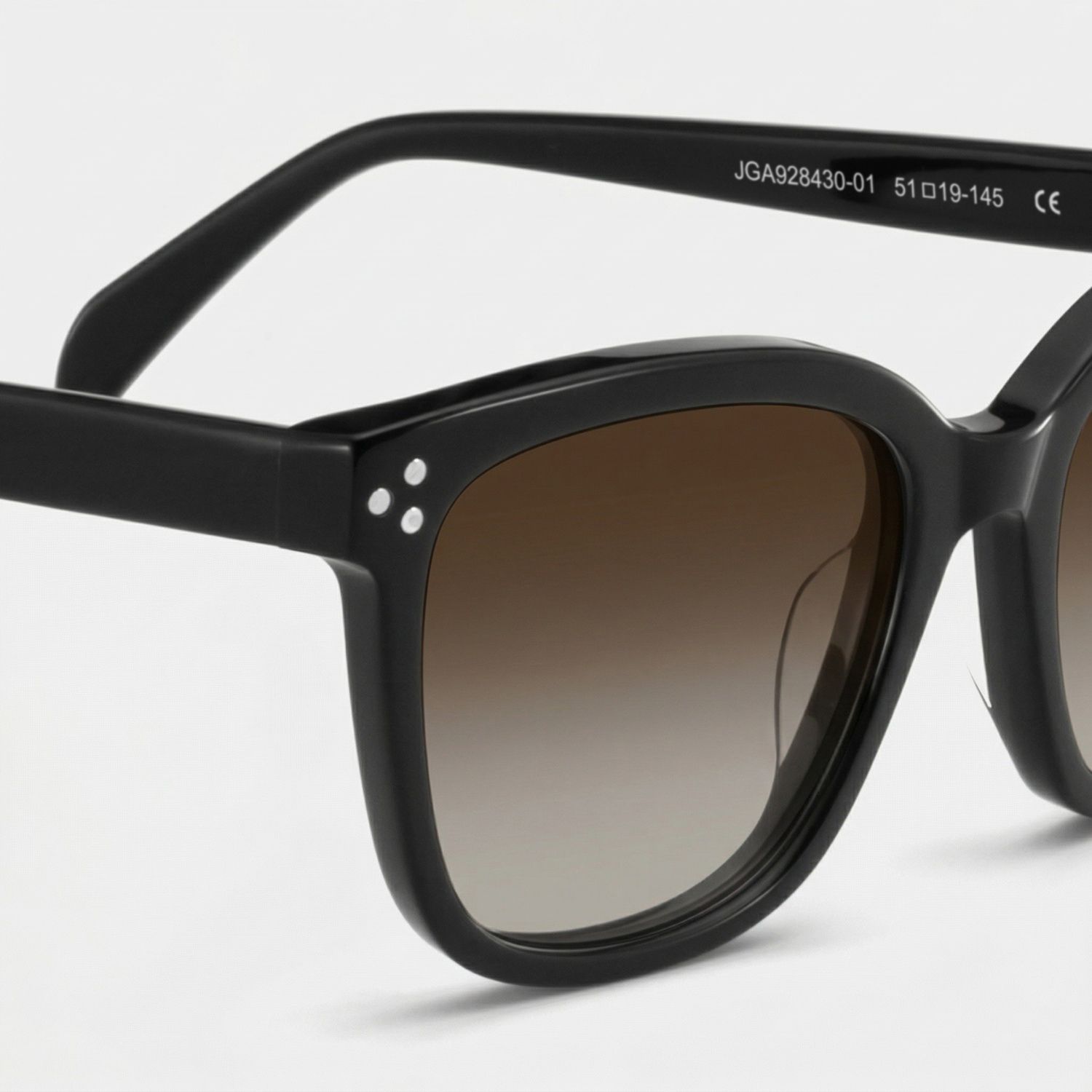 Scarlett Square Black Frame Sunglasses Online Sale | ZEELOOL4