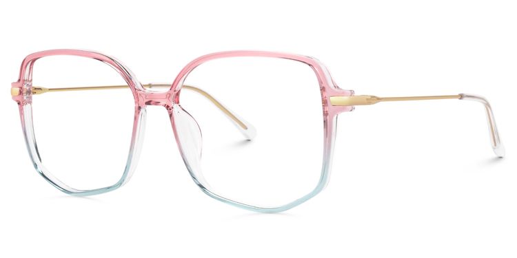 Payton Geometric Pink-Blue Glasses