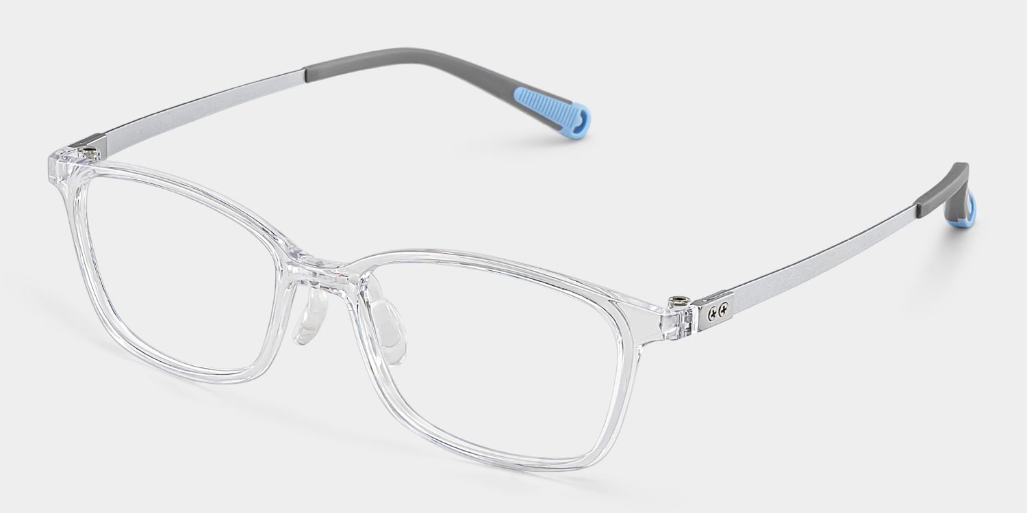 Finne Rectangle Cystal Frame Eyeglasses for Teens3