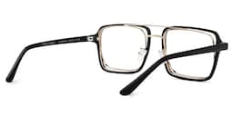 Nellie Aviator Black-Gold Glasses5