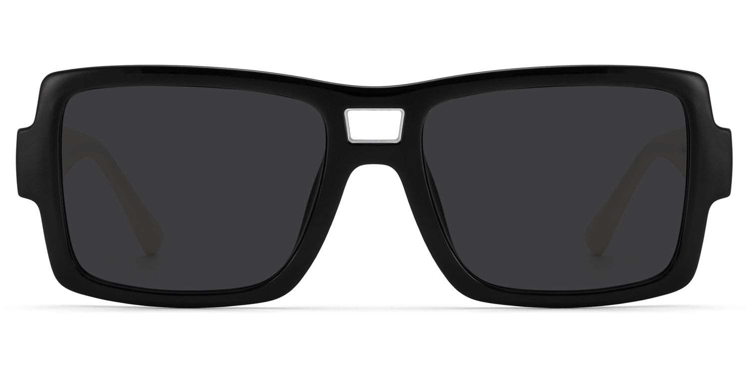 なとり～劇場～natorium glasses Nora Aviator Black Frame Sunglasses for Women | ZEELOOL