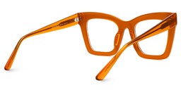 Samia Square Orange Glasses3