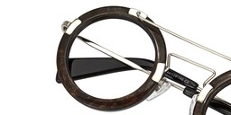 Talkami Round Brown Glasses4