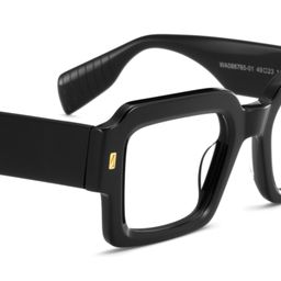 Bobbee Square Black Glasses6
