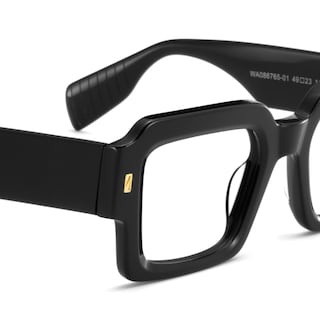 Bobbee Square Black Glasses6