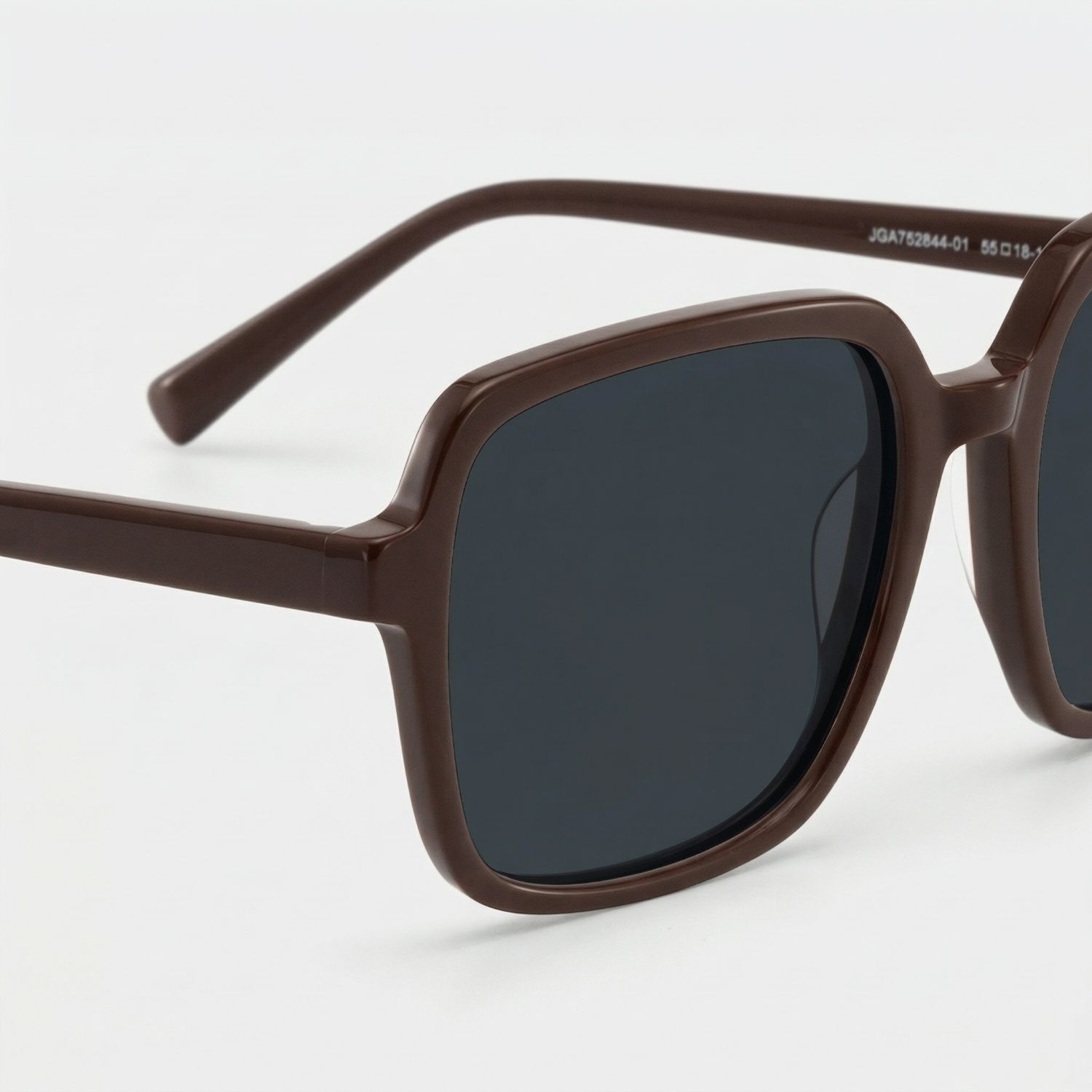 Kenneth Dark Brown Square Glasses for Ladies | ZEELOOL4