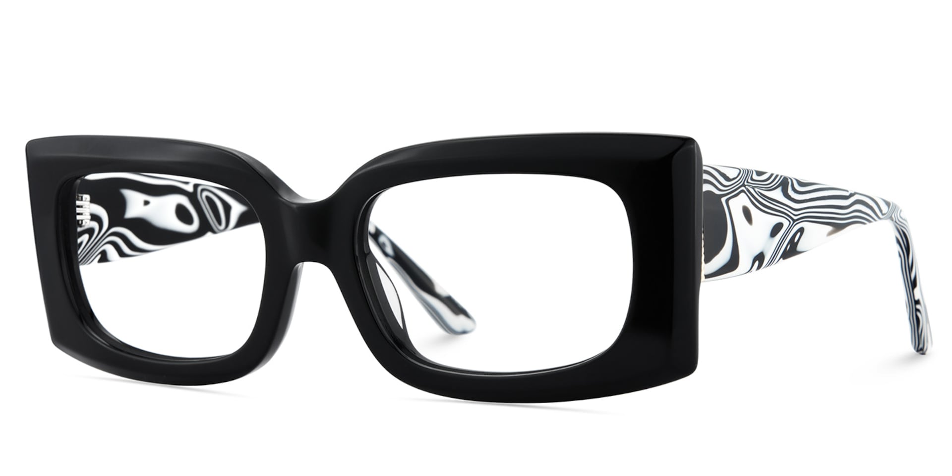 Orduno Black Rectangle Shape Eyeglasses | Zeelool3