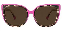 Fenn Cateye Pink Tortoise Glasses0