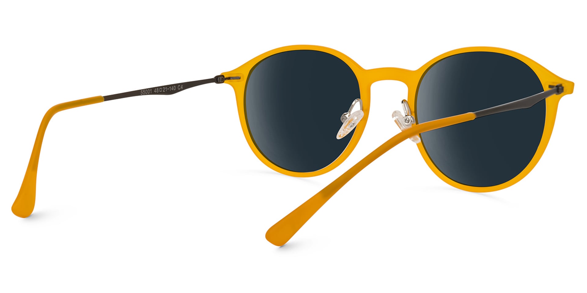 Dolores Round Yellow Sunglasses | Zeelool Glasses3