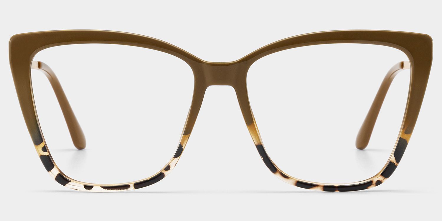 Awilda Cateye Orange Frame Glasses | Zeelool Optical