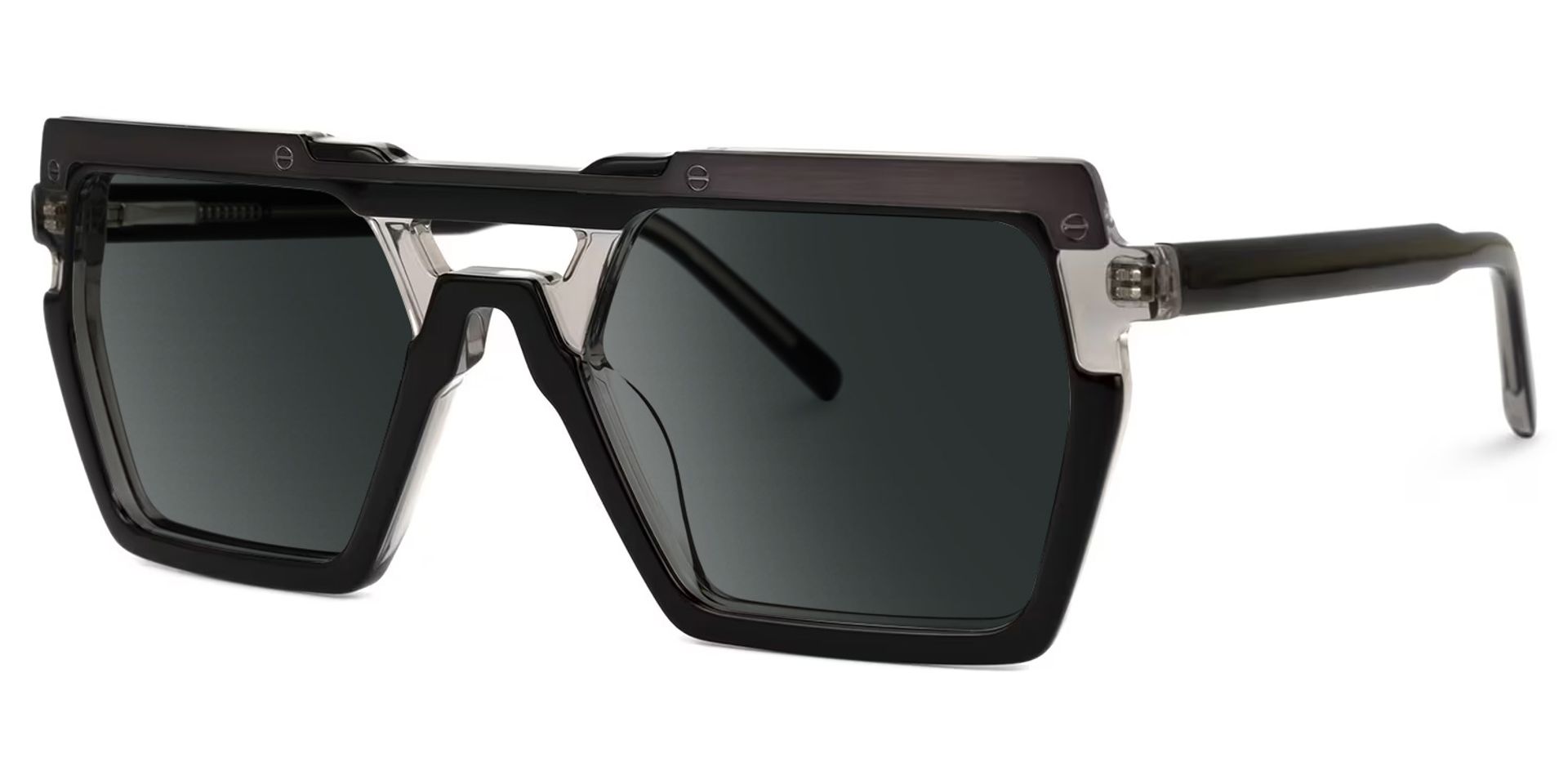 Ferguson Square Black Sunglasses1