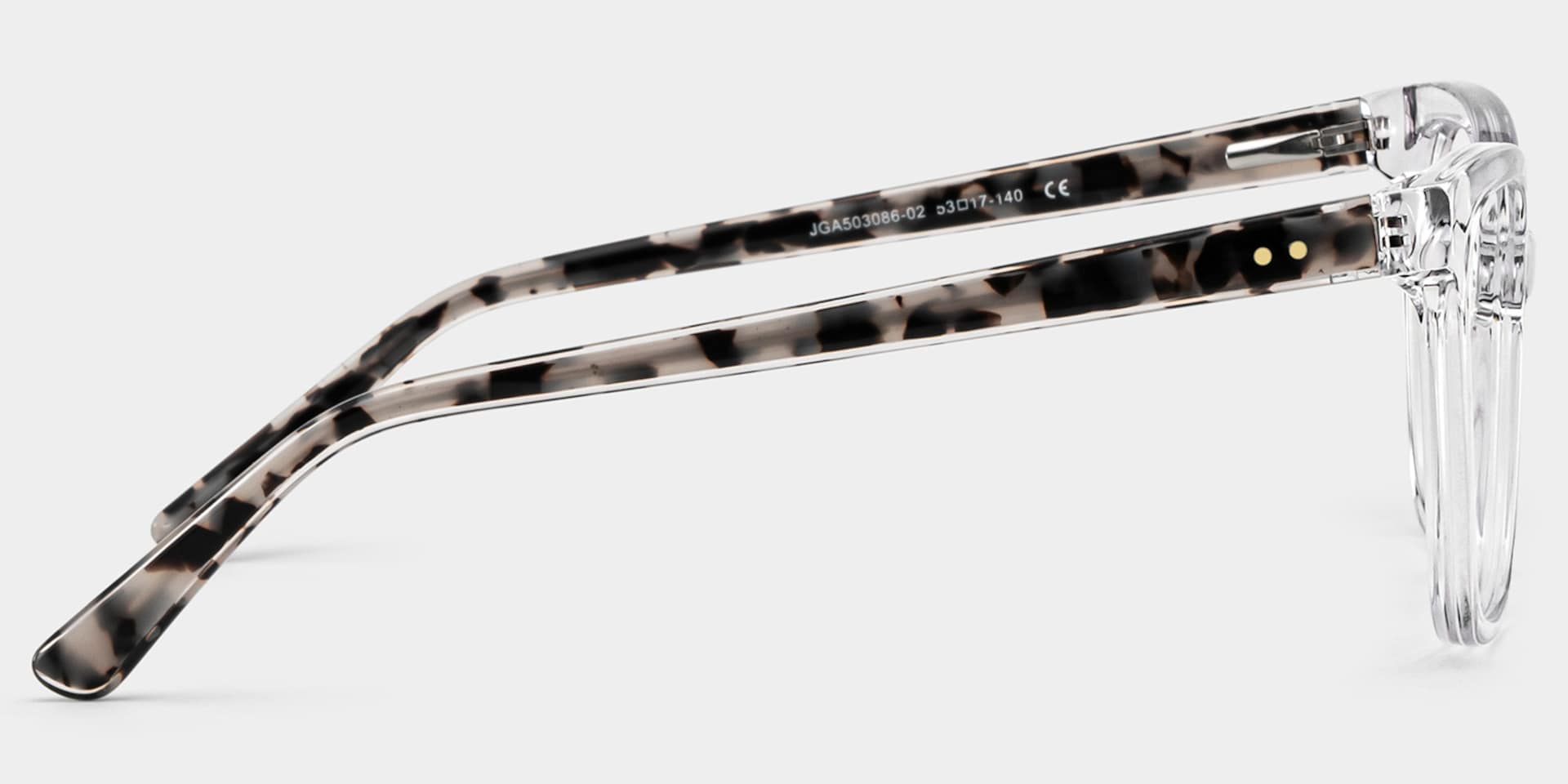 Sage Crystal Frame Glasses with Rectangle Frame Online | ZEELOOL6