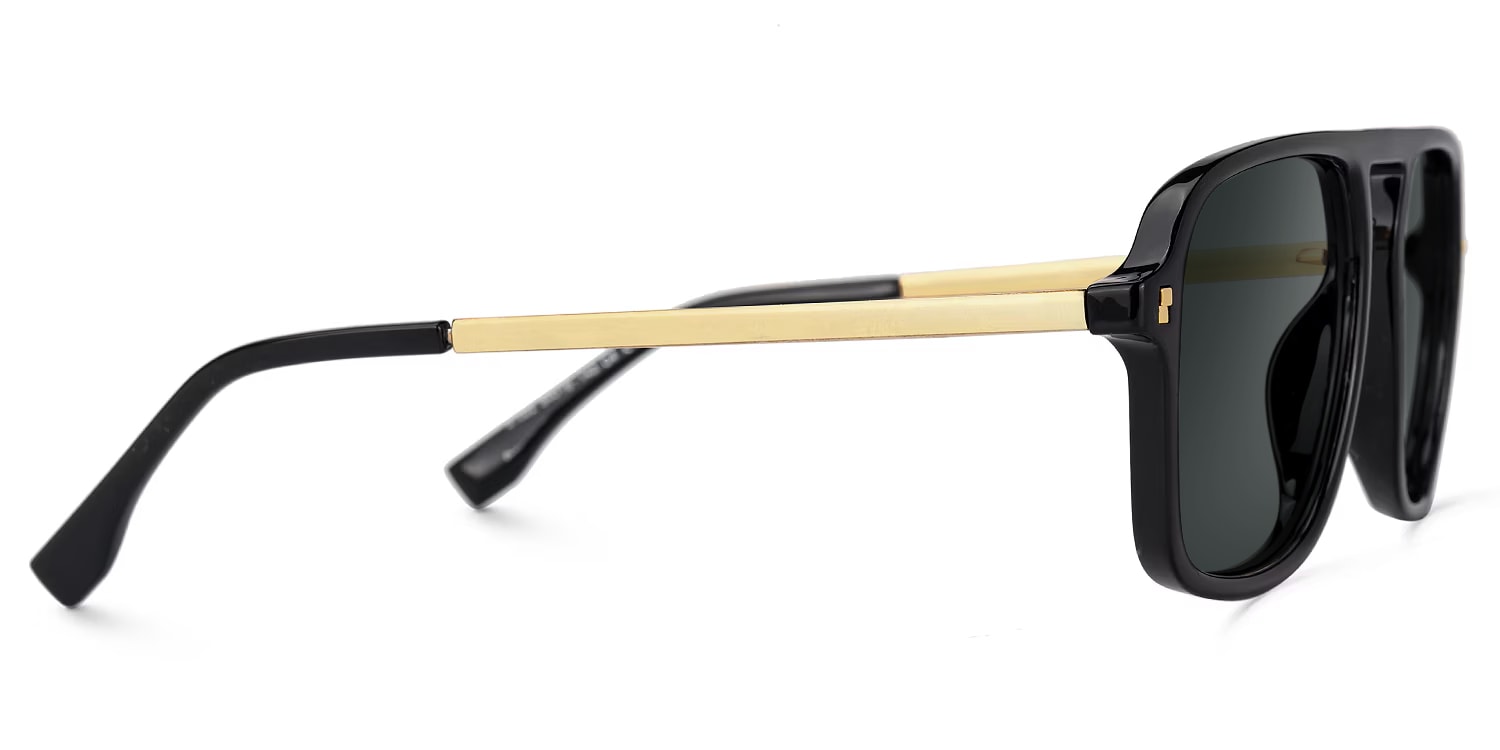 Kilworth Aviator Black Glasses2