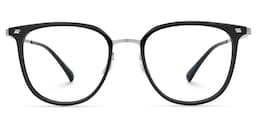 Gilliane Round Black Glasses0