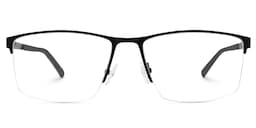 Graniela Rectangle Black Glasses0