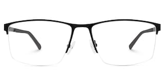 Graniela Rectangle Black Glasses0