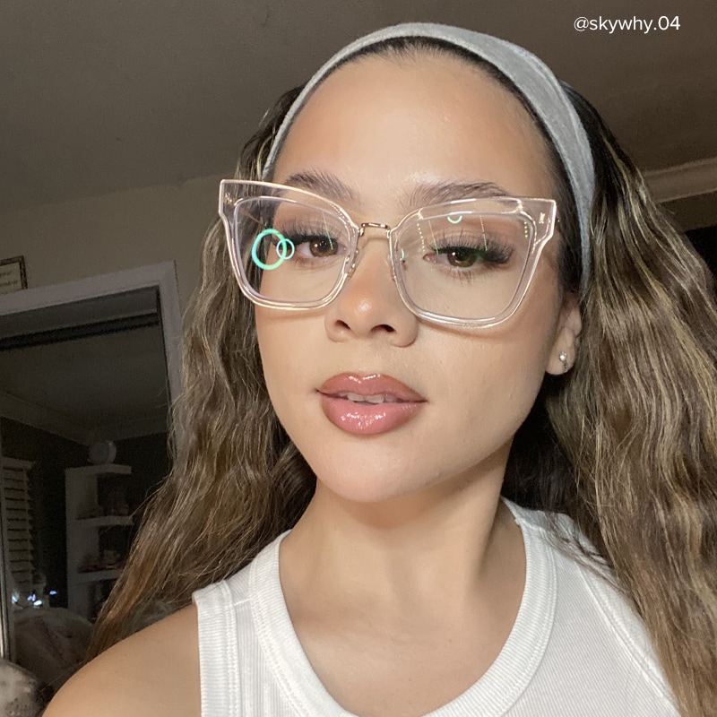 Tashawna Cateye Crystal Glasses