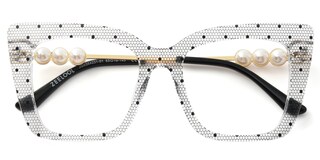 Monalisa Square Pattern Glasses2