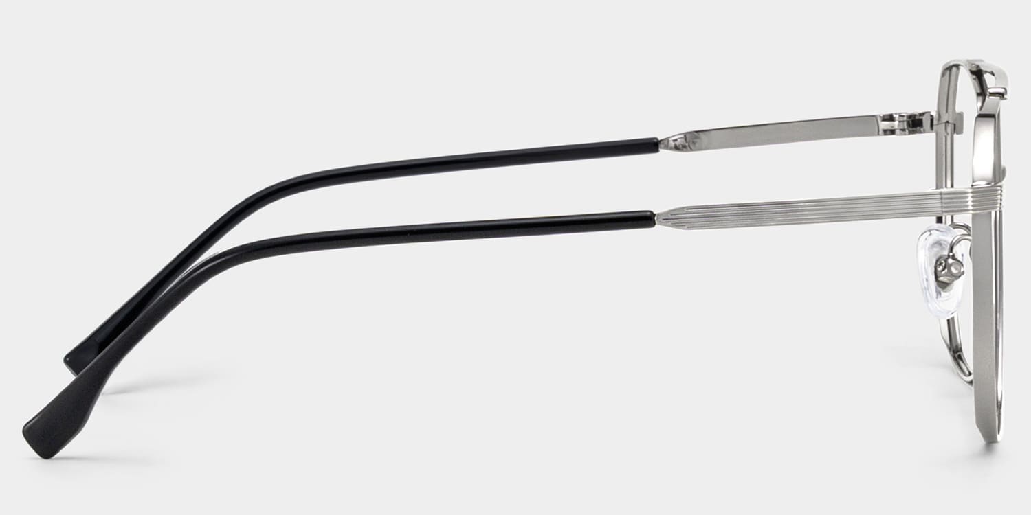 Logan Aviator Silver Glasses4