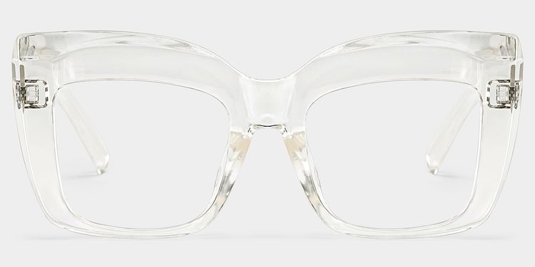 Alberta Cat Eye Clear Glasses