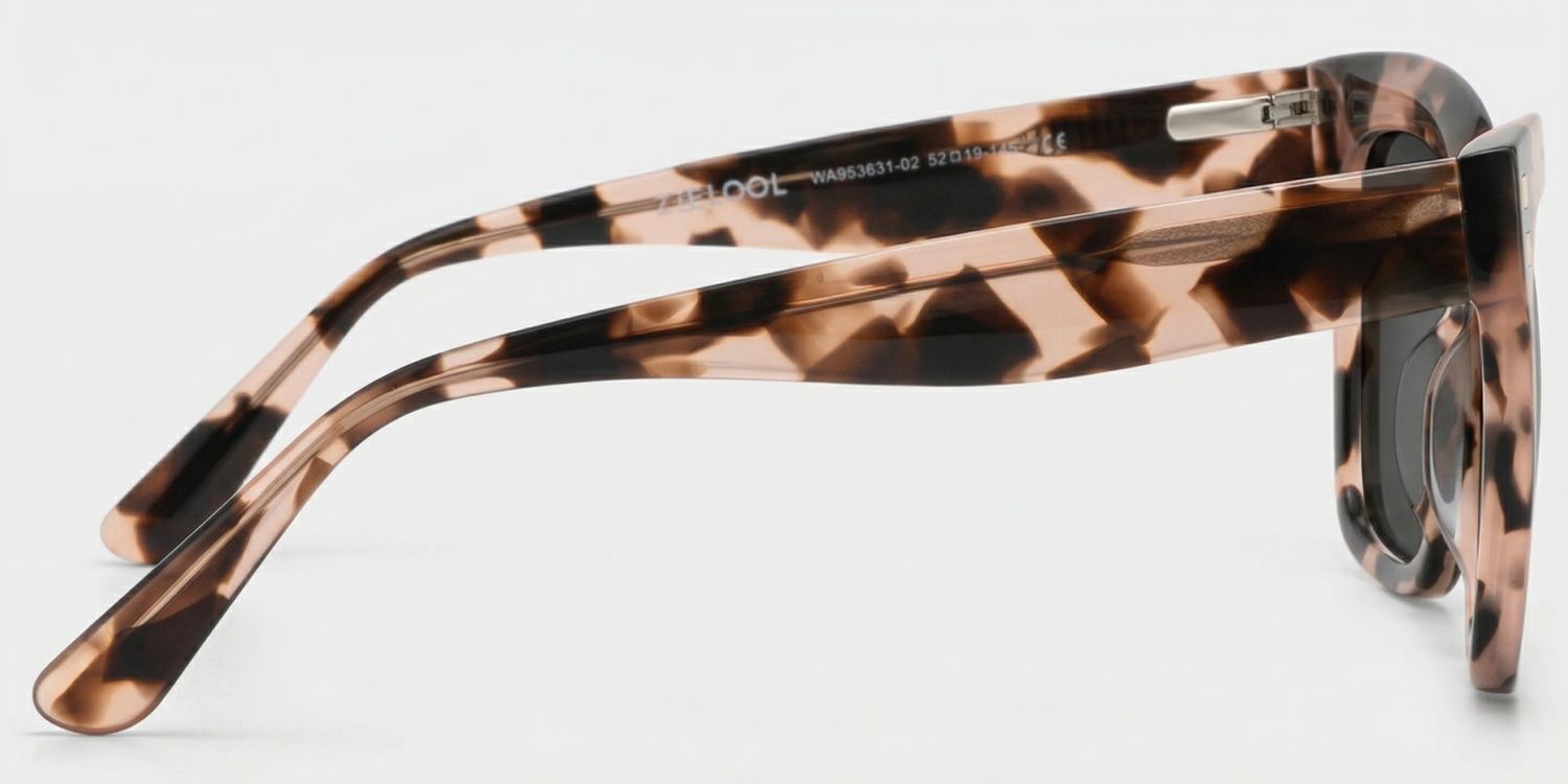 Minguela Square Pink-Tortoise Frame Sunglasses Online Sale | ZEELOOL3