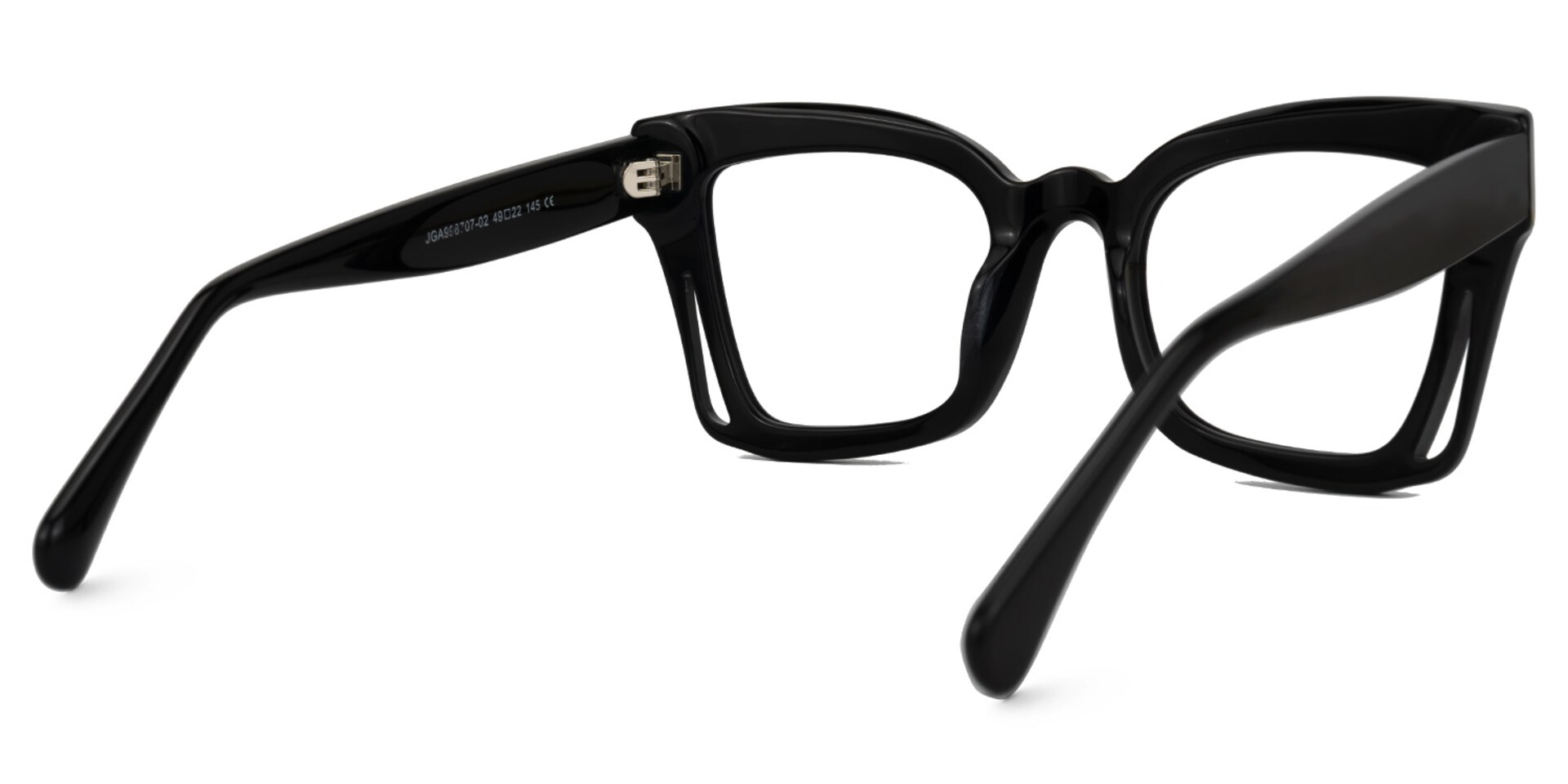 Dayana Square Black Glasses3