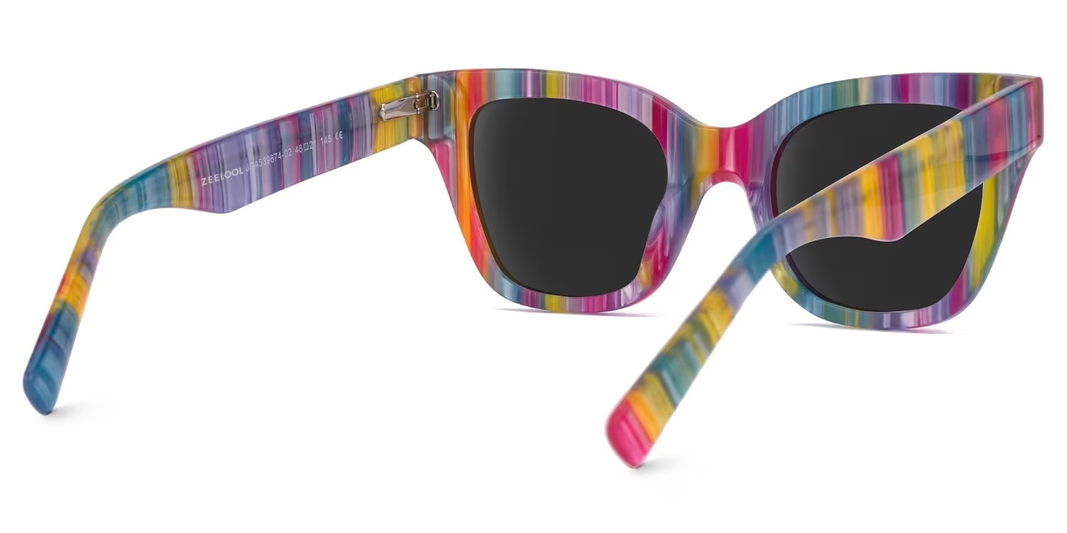 Nereyda Cateye Multicolor Sunglasses3