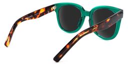 Harrell Square Dark-Green Sunglasses4