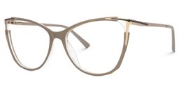 Yomary Cateye Brown Glasses1