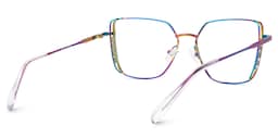 Jamison Square Iridescent Glasses3