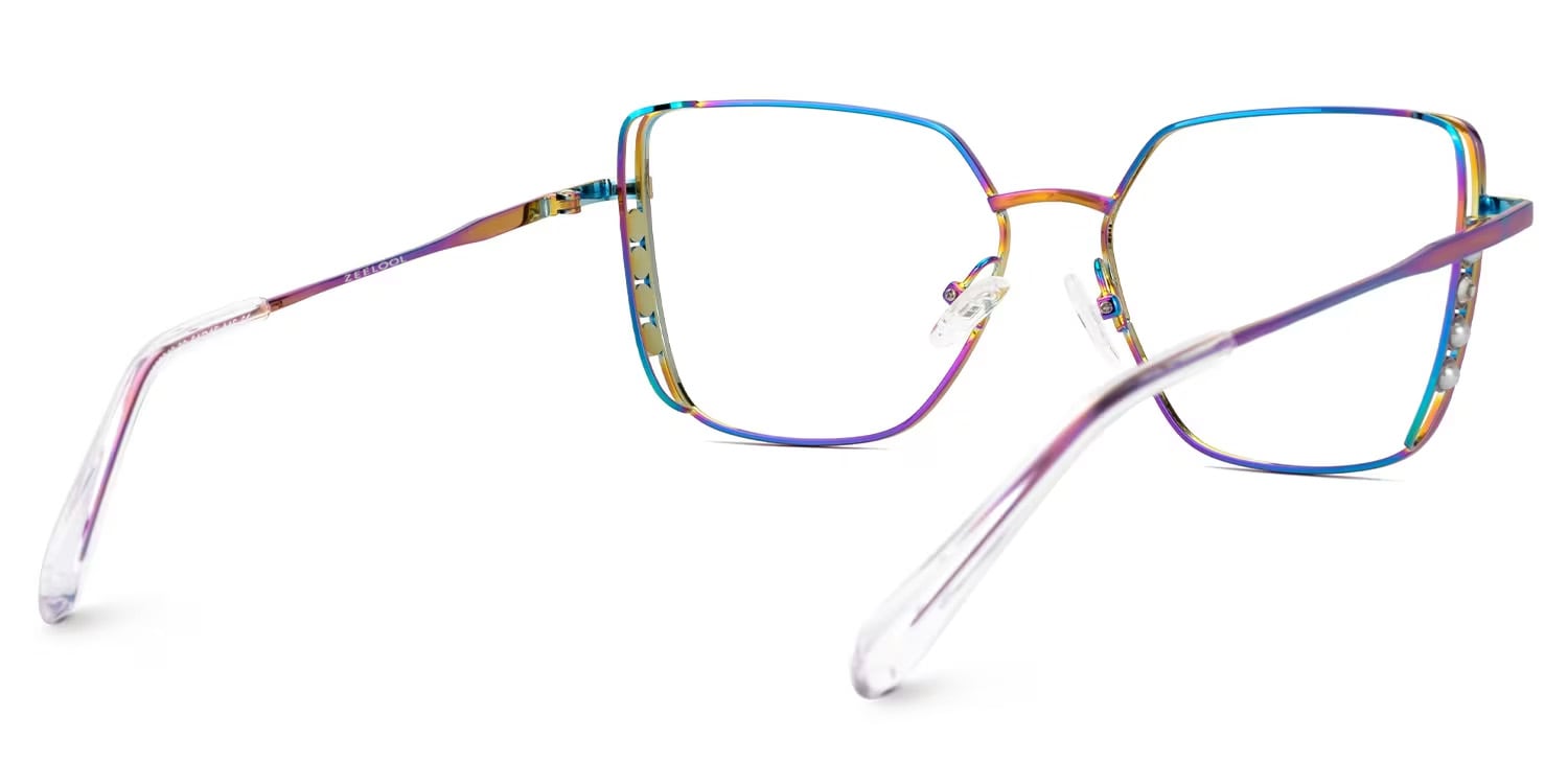 Jamison Square Iridescent Glasses3