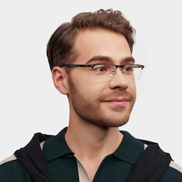 Brock Browline Black Glasses1