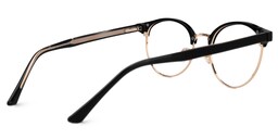 Lekka Browline Black Glasses3