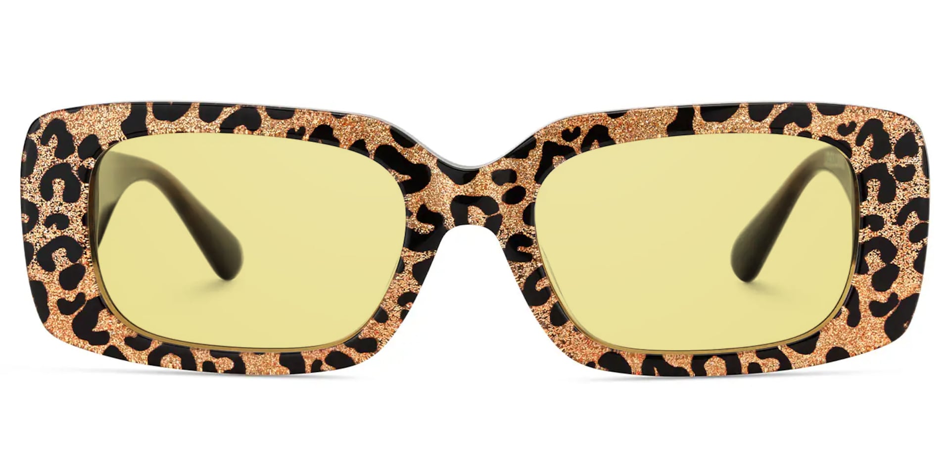 Jonas Rectangle Leopard Color Frame Glasses for Women | Zeelool0