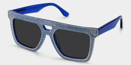 Rubin Denim Blue Square Sunglasses2