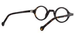 Arale Tortoise Round Glasses4