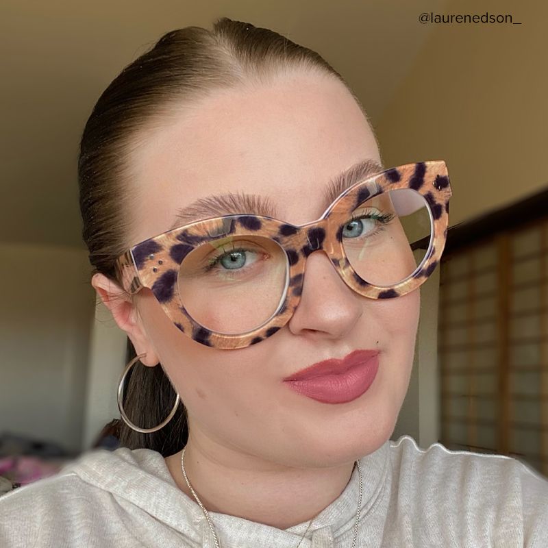 Torres Cat-eye Brown-Leopard Frame Glasses | Zeelool5