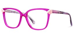 Nolan Square Neon Pink Glasses4