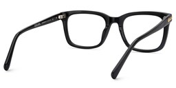Brochelle Rectangle Black Glasses5