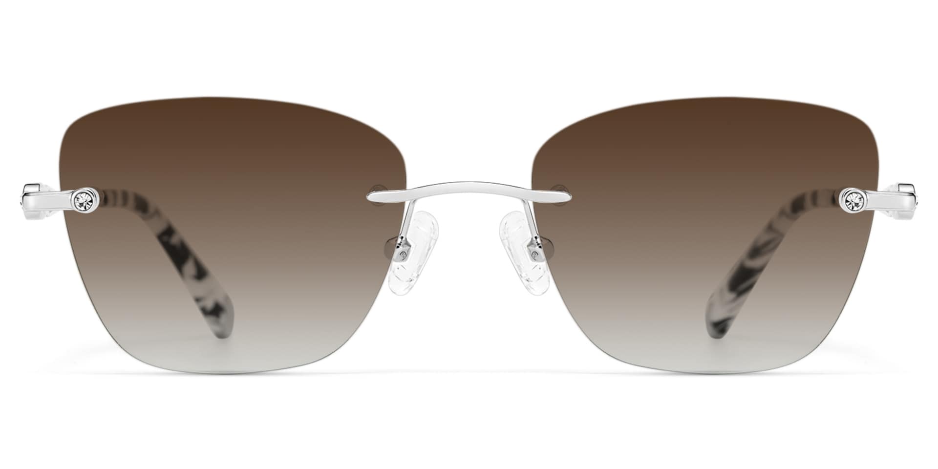 Rectangle Silver Eyeglasses- Seth Metal Frame Glasses0