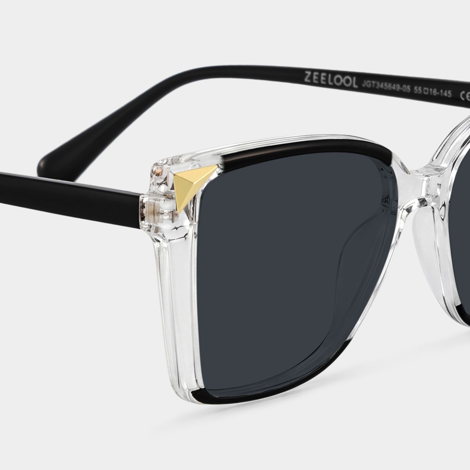 Shelia Butterfly Black Clear Sunglasses for Women & Men | ZEELOOL