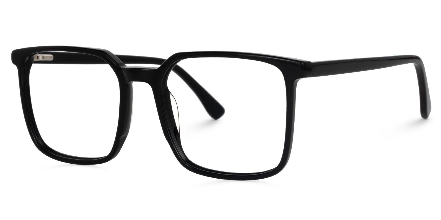 Square Fayrice Black Glasses deals -Zeelool Glasses1