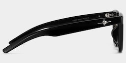 Lyric Rectangle Black Polarized Sunglasses4